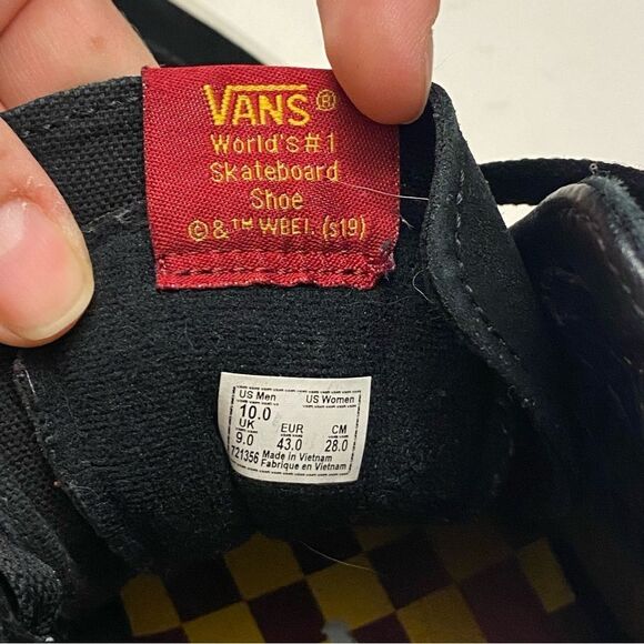 Vans x Harry Potter limited edition Gryffindor Hi Top Sk8t sneakers Shoes Men 10 - Picture 9 of 9